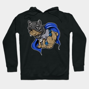 Superhero Pug French Bulldog Hoodie